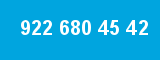 922 680 45 42 922 680 45 42
